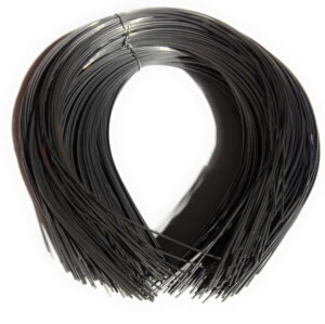 50 Pack Black Metal Wavy Curled wire Hair band for Beaded and Cloth Headbands